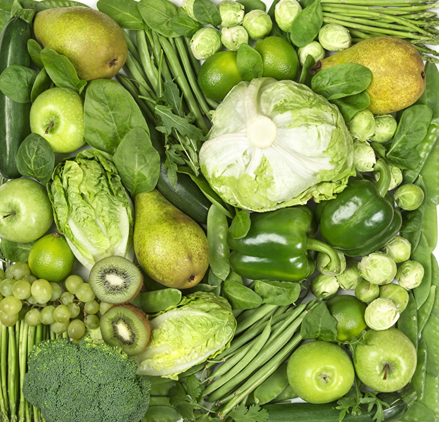 польза зеленых овощей