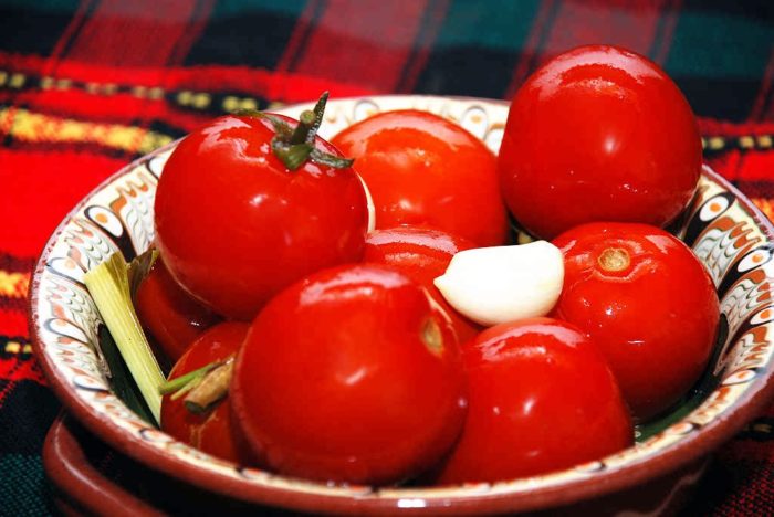 рецепт квашеных помидоров