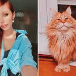 В преддверии Всемирного дня котов Соня Плакидюк рассказала о своем рыжем мейн-куне