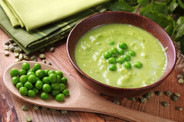 зеленый гороховый суп