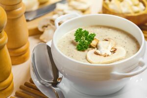 грибной суп с кокосовым молоком